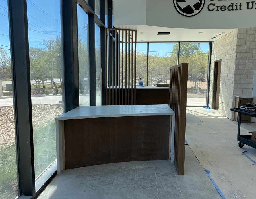 TopLine lobby full view — Robertson Cabinets